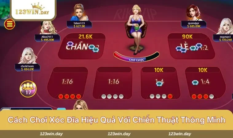 Cách chơi xóc đĩa giúp tăng tỷ lệ thắng