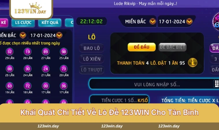 Những điều cần biết về siêu phẩm lô đề tại 123WIN